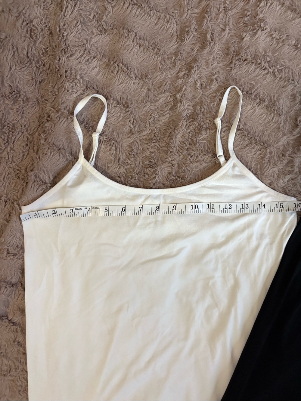 Essentials Black and White Slim Strap Cami Duo - Picture 2 of 7